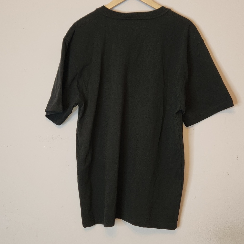 CARHARTT Dearborn Loose Henley T-Shirt, color Black, size M - Picture 3 of 9
